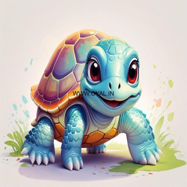 Small Sky Blue Turtle