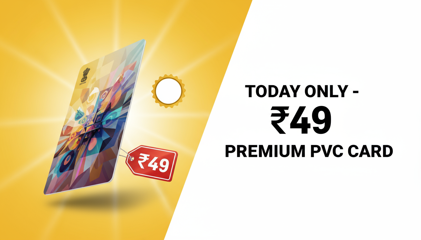 Firefly_Gemini Flash_Create a modern promotional banner in 1920x600 for a PVC Card Store special offer. _B 140025